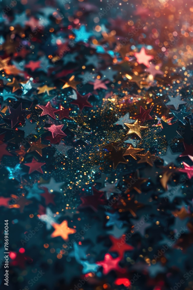 Poster close up of a bunch of stars. suitable for astronomy projects