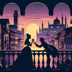 Romeo and Juliet romance Verona Italy