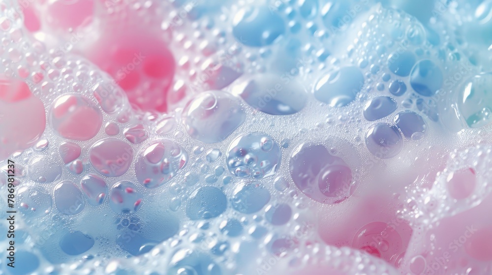 Poster foam bubbles abstract picture for backdrop or pattern