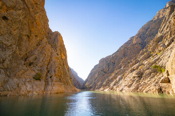 Fototapeta na wymiar Karanlik Kanyon aka the Dark Canyon in Kemaliye district of Erzincan, Turkiye