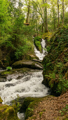Gandaras river in Vilasantar, La Coruña