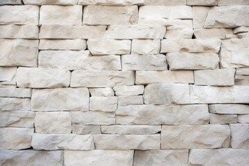 A textured stone wall forms a sturdy and solid background, its rough surface adding character and depth to the architectural design. - 786991247