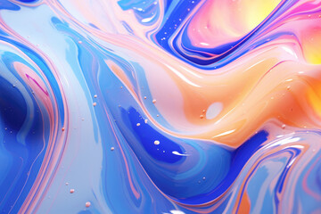 Creative paint: Abstract pattern in a water-inspired flow.