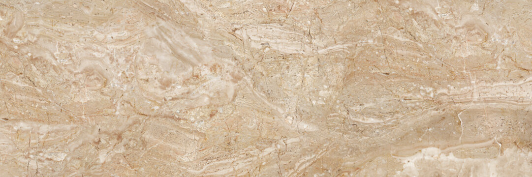 Natural beige marble texture, stone macro background