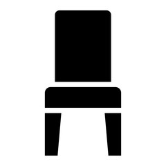 interview chair glyph 