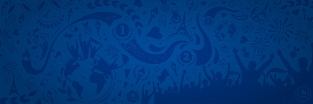 ARRIÈRE-PLAN POUR LES JEUX OLYMPIQUES EN FRANCE