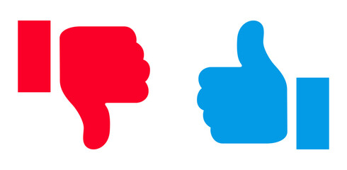 thumb up thumb down icon