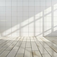 Obraz premium empty white room