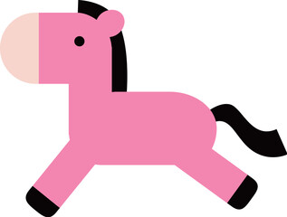 hand drawn merry-go-round