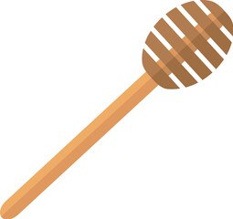 hand drawn honey dipper