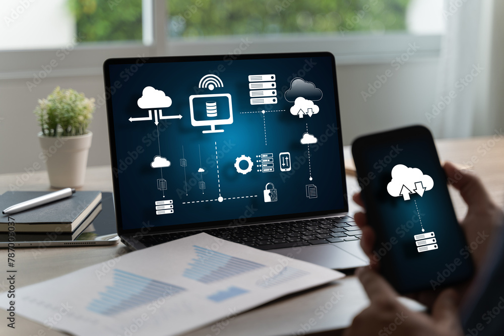 Poster data management cloud data transfer file of between folder, backup data document management system
