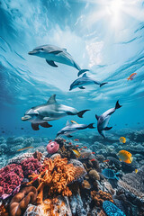 Fototapeta na wymiar An Enchanting Exploration into the Vibrant and Diverse World of Marine Life