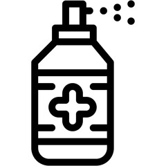 sanitizer, hand wash, spray, alcohol gel, hand sanitizer Icon