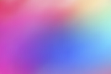 Fototapeta premium Colorful gradient. Vector. Holographic neon trendy background. Blurred rainbow colored gradient.
