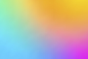 Obraz premium Colorful gradient. Vector. Holographic neon trendy background. Blurred rainbow colored gradient.
