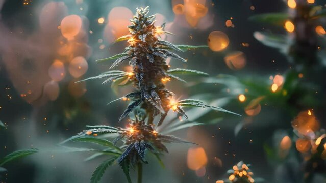 Endocannabinoid Evolution: A Symphony of Nature. Concept Cannabis, Evolution, Endocannabinoid System, Nature, Science