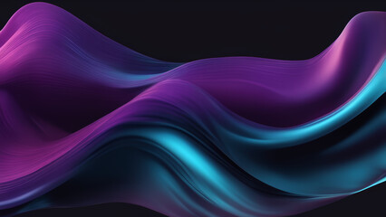 Fototapeta premium Vibrant Wave Motion, Abstract Colorful Energy Flow Design Vibrant