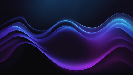 Vibrant Wave Motion, Abstract Colorful Energy Flow Design Vibrant