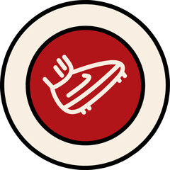 football logo with shoes element, soccer, elegant soccer logo. Elegant Modern Soccer Football Badge logo designs, Soccer Emblem logo template vector illustration