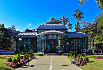 Crystal Palace (Palacio de Cristal) in Petropolis, Rio de Janeiro, Brazil