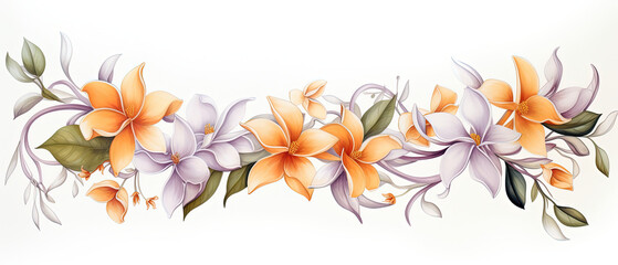 Obraz premium a many flowers that are on the branch of a tree