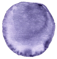 Purple Watercolor circle texture. Watercolour circle elements for design, Poster, Brochure, Printing, Advertisement, etc.