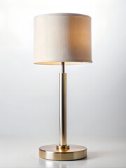 minimalist style table lamp isolated on background