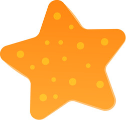 Orange Fat Starfish