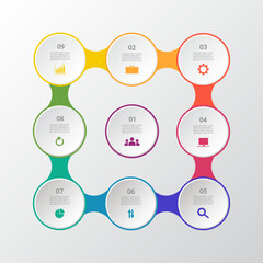 Infographic with 9 options.