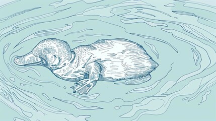 sea lion in the water - Powered by Adobe