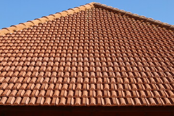 The roof as an architectural detail in the construction of houses.