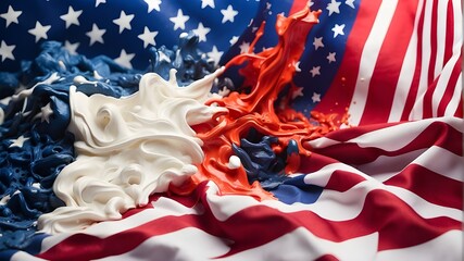 american flag on the wind flag, usa, america, stripes, stars, united states, symbol, red, us, blue, sky, american flag, white, patriotic, freedom, waving, banner, patriotism, united, states, national,