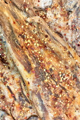 Obraz na płótnie Canvas guanciale carne di maiale, pork cheek