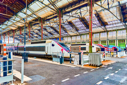 Gare de Lyon Train  station in Paris.
