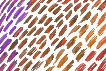 background of colorful brush strokes or marker strokes on a white background