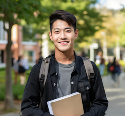 Campus Bound: Aspiring Scholar in Focus