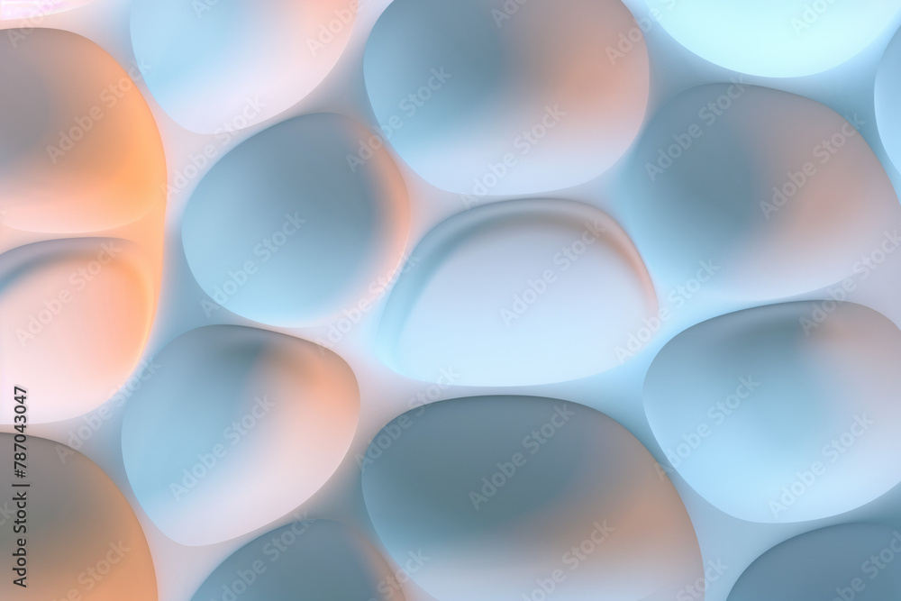 Poster sophisticated abstract irregular 3d pattern. background image. created with generative ai technology