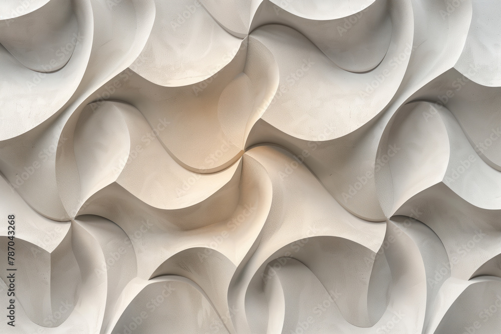 Poster sophisticated abstract irregular 3d pattern. background image. created with generative ai technology