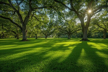 Obraz premium Public parks and urban green spaces background professional photography