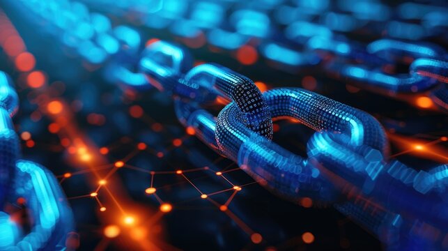 secure blockchain technology ensuring data integrity and transparency