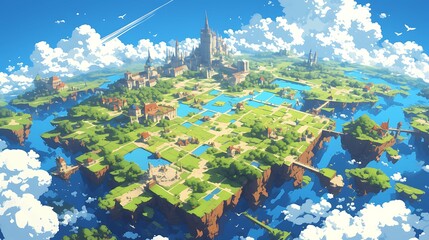 ゲームの世界のマップ　AI