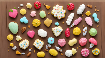 Fototapeta premium chocolate easter eggs