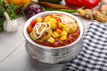 Indian cuisine Kashmari aloo dum