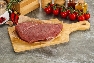 Raw beef meat shoulder for cooking