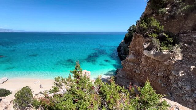 Cala Goloritze, an azure beach located in the southern part of the Gulf of Orosei, in the Ogliastra region of Sardinia.