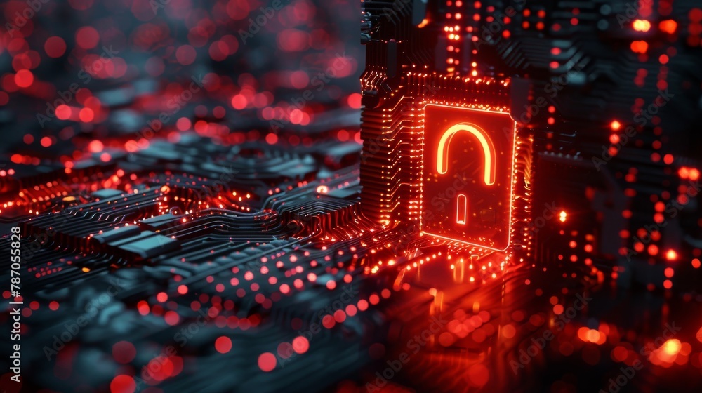 Poster enhance your digital fortress with quantum encryption, safeguarding your information with unmatched 