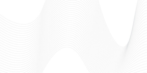 Abstract white blend digital wave lines and technology transparent background. Wavy vector abstract background with curved lines. glowing moving lines. geometric design and modern grid background.   - obrazy, fototapety, plakaty