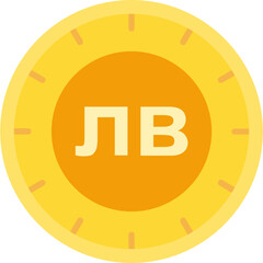 Bulgaria Lev Coin Icon