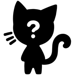 With an exotic shape, a cute cat is depicted in vector illustration doing funny and amusing poses