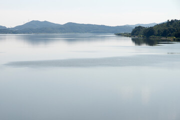 View of the river seen from the bridge